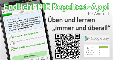 Die Regeltest-App f&uuml;r Handballschiedsrichter